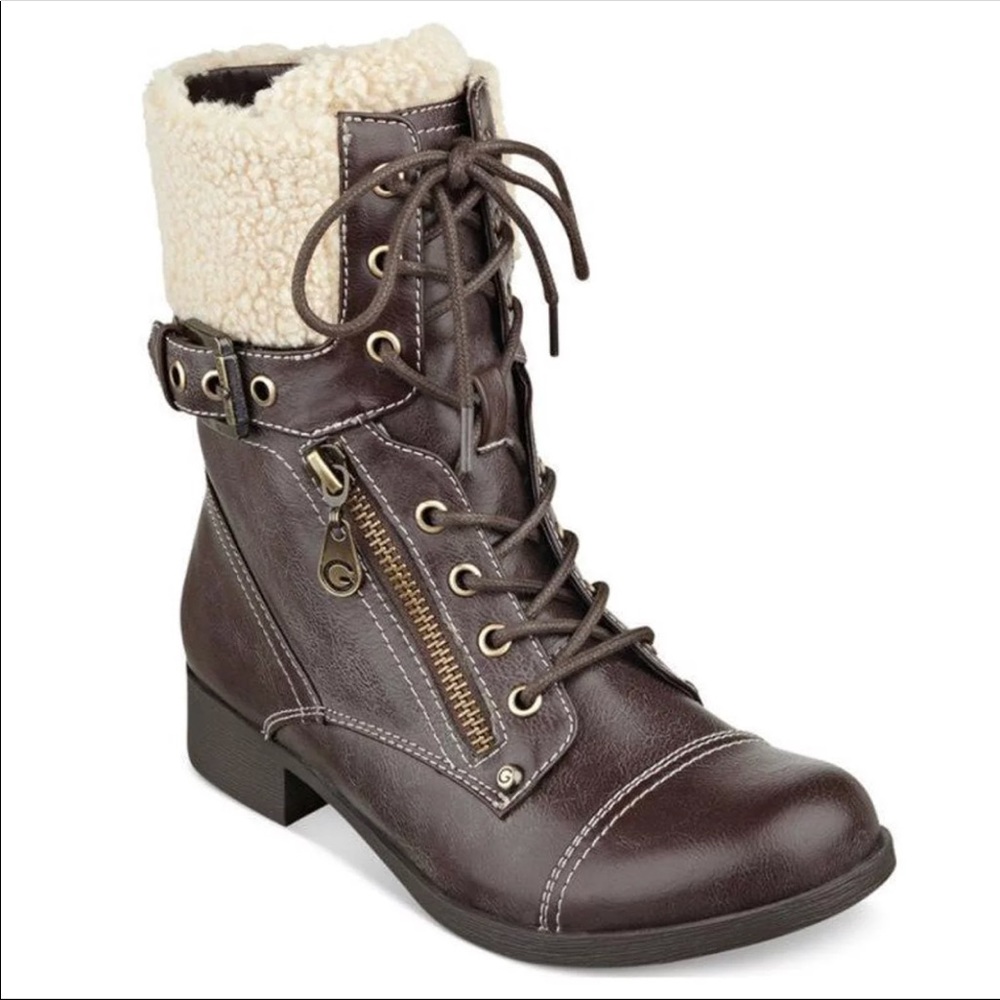 ❌SOLD❌ G by Guess Women Combat Boots Brown